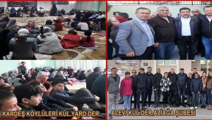ALİAĞA'DAKİ ALEVİLER ÖNCE ORUÇ TUTTU ARDINDAN HAYIR YAPTI