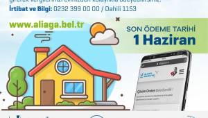 ALİAĞALILAR DİKKAT! EMLAK VERGİSİ VE ÇEVRE TEMİZLİK VERGİSİ ÖDEME SÜRESİ 1 HAZİRAN'DA SONA ERECEK