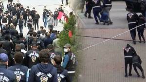 GRUP YORUM ÜYESİ İBRAHİM GÖKÇEK'İN CENAZESİNDE POLİS MÜDAHALESİ