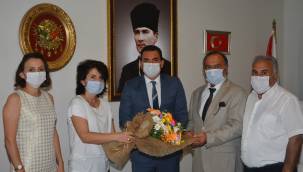 ALİAĞA MHP'DEN EMNİYET MÜDÜRÜNE ZİYARET