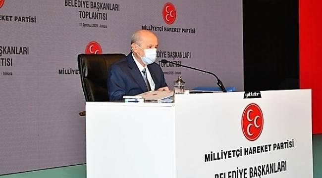 PARTİSİNİN BELEDİYE BAŞKANLARINI TOPLAYAN DEVLET BAHÇELİ CUMHUR İTTİFAKINA SAHİP ÇIKTI