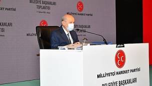 PARTİSİNİN BELEDİYE BAŞKANLARINI TOPLAYAN DEVLET BAHÇELİ CUMHUR İTTİFAKINA SAHİP ÇIKTI