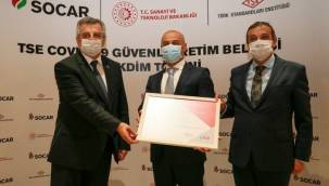  PETKİM, STAR RAFİNERİ VE SOCAR DEPOLAMA'YA COVID-19 GÜVENLİ ÜRETİM BELGESİ