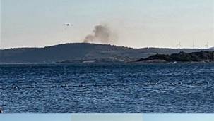 ALİAĞA'DA ÇIKAN YANGIN UZUN UĞRAŞLAR SONUCU SÖNDÜRÜLDÜ