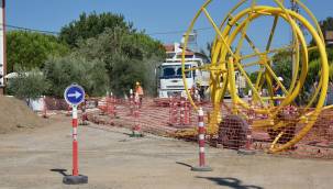 YENİ ŞAKRAN'DA DOĞALGAZ ÇALIŞMALARI DEVAM EDİYOR