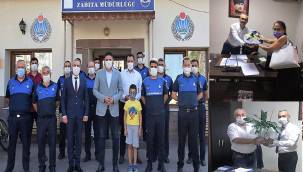 ALİAĞA BELEDİYE ZABITASINA KUTLAMA ZİYARETLERİ YAPILDI