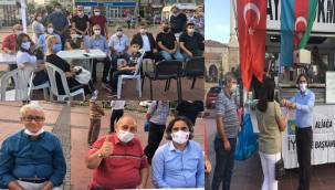 ALİAĞA İYİ PARTİ'DEN AZERBAYCAN ŞEHİTLERİ İÇİN LOKMA HAYRI