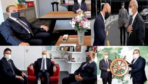 İZMİR VALİSİ KÖŞGER ALİAĞA'YA GELDİ