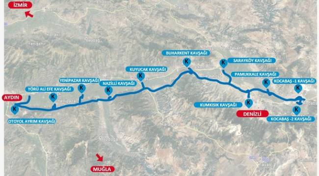 İZMİR'İ ANTALYA'YA BAĞLAYACAK YOLDA İKİNCİ AŞAMAYA BUGÜN GEÇİLİYOR