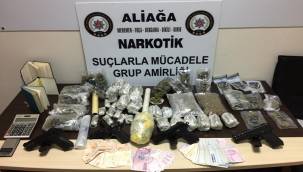 ALİAĞA'DAN SEYREK'E UYUŞTURUCU OPERASYONU