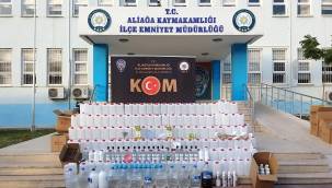 ALİAGA EMNİYETİNİN KAÇAK ALKOL OPERASYONUNDA 1 KİŞİ TUTUKLANDI