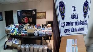ALİAĞA EMNİYETİNDEN KUMAR VE TÜTÜN OPERASYONU