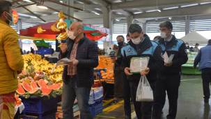 ALİAĞA'DAKİ PAZAR YERLERİNDE DENETİMLER SÜRÜYOR