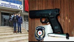 ALİAĞA EMNİYET MÜDÜRLÜĞÜ RUHSATSIZ SİLAHA GEÇİT VERMİYOR