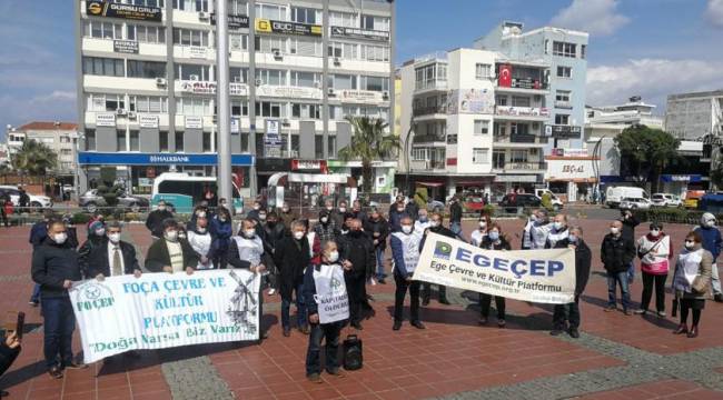 BAKIRÇAYDAKİ ÇEVRECİLER ALİAĞA'DA TOPLANDI