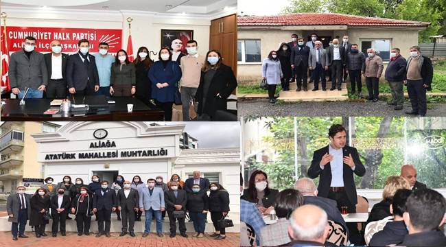 CHP İZMİR İL BAŞKANI YÜCEL VE MİLLETVEKİLİ POLAT'TAN ALİAĞA'YA ZİYARET