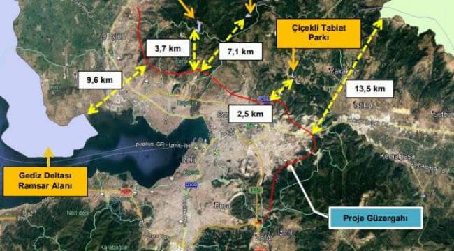 İZMİR'İ RAHATLATACAK YENİ ÇEVRE YOLUNUN GÜZERGAHI BELLİ OLDU