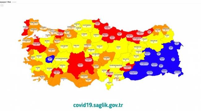 TÜM YURTTA KADEMELİ NORMALLEŞMEYE GEÇİLİYOR. TURUNCU OLAN İZMİR'DE YASAKLARA DEVAM