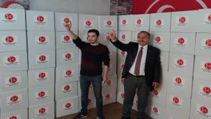 ALİAĞA MHP'NİN RAMAZAN KOLİLERİ HAZIR