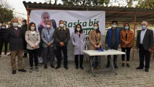 BÜYÜKŞEHİRDEN ALİAĞALI ÜRETİCİLERE İLAÇ DESTEĞİ