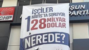 CHP İZMİR'İN YENİ PANKARTI DA İNDİRİLDİ