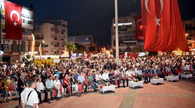 ALİAĞA'DAKİ "15 TEMMUZ"PROGRAMI BELLİ OLDU