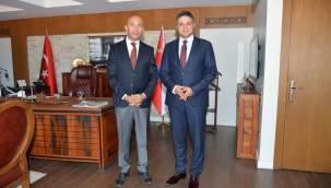 BELEDİYE BAŞKANI ACAR'DAN İL EMNİYET MÜDÜRÜ ŞAHNE'YE ZİYARET