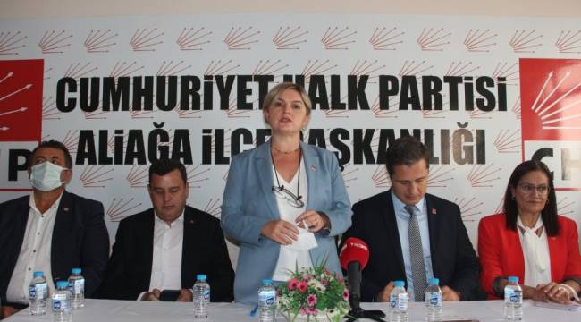 CHP'Lİ 5 MİLLETVEKİLİ ALİAĞA'YA GELDİ