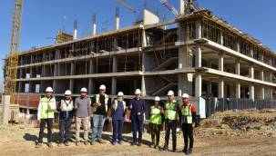 HASTANE İNŞAATI TÜM HIZIYLA SÜRÜYOR