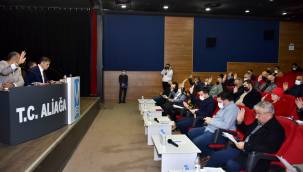 ALİAĞA BELEDİYE MECLİSİ YILIN SON TOPLANTISINI GERÇEKLEŞTİRDİ