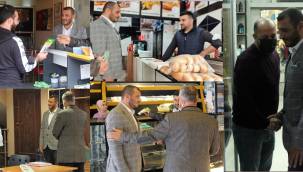 HÜDA PAR ALİAĞA'DAN ESNAF ZİYARETİ