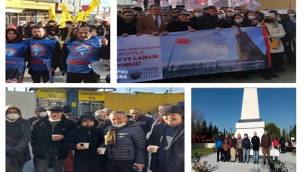 İZMİR DEVRİM ŞEHİTLERİNİ UNUTMADI