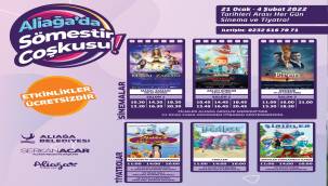 ALİAĞA'DA ÇOCUKLAR İÇİN ÜCRETSİZ SİNEMA VE TİYATRO