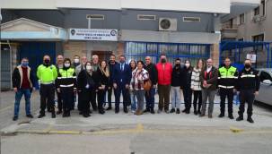 ALİAĞA EMNİYET MÜDÜRÜ GAZETECİLERİ UNUTMADI