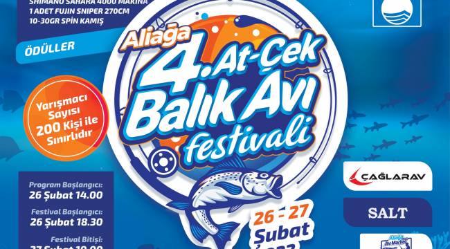 ALİAĞA'DA 4. AT ÇEK BALIK AVI FESTİVALİ HEYECANI