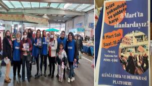 ALİAĞA'DA BUGÜN "KRİZE,YOKSULLUĞA VE ŞİDDETE KARŞI" YÜRÜYÜŞ DÜZENLENECEK