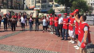 ALİAĞA'DA ZAM PROTESTOLARI DEVAM EDİYOR