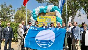 ALİAĞA POLİS PLAJI MAVİ BAYRAKLI OLDU