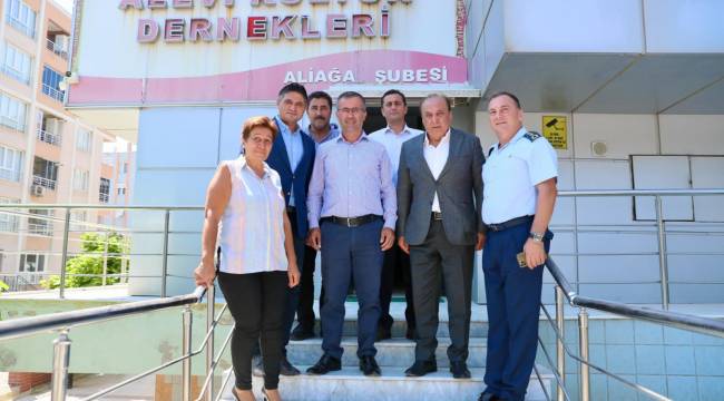 İLÇE PROTOKOLÜNDEN ALEVİ KÜLTÜR DERNEĞİNE ZİYARET