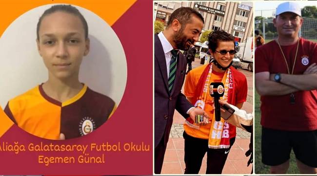 12 YAŞINDAKİ SPORCU EGEMEN GÜNAL ALİAĞA'NIN GURURU OLDU