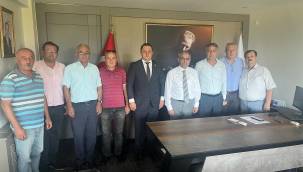 ADEM ŞİMŞEK VE SALİH YİYİTALP'TEN KAYMAKAMLIK ZİYARETİ