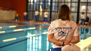 ALİAĞA GENÇLİK MERKEZİNDE KIŞ DÖNEMİ YÜZME KURSLARI BAŞLIYOR