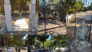 HIRSIZLAR ALİAĞA MEZARLIĞINA DADANDI