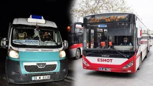 İZMİR'DE MİNİBÜSE VE SERVİSE ZAM