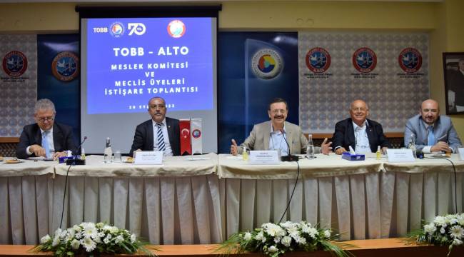 TOBB BAŞKANI RIFAT HİSARCIKLIOĞLU ALTO'YU ZİYARET ETTİ