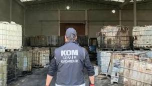 İZMİR'DE KAÇAK AKARYAKIT OPERASYONU