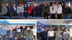 MAZBATASINI ALAN ADEM ŞİMŞEK'İ TEBRİK ZİYARETLERİ SÜRÜYOR.