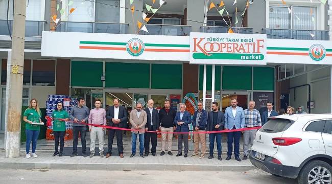 ŞAKRAN'DA TARIM KREDİ KOOPERATİF MARKETİ AÇILDI