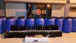 ALİAĞA EMNİYETİNDEN BERGAMA'YA KAÇAK İÇKİ OPERASYONU