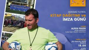 ALPER PEKER "DERSİMİZ FUTBOL"A İMZA ATACAK